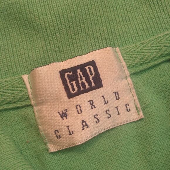 Vintage GAP World Classics Polo Shirt Teal - Picture 4 of 8